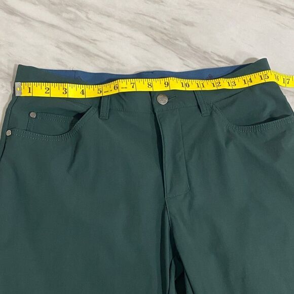 Adidas‎ Golf Go-To 5 Pocket Pants Men’s 30x32 Green Tapered Fit - Picture 9 of 14